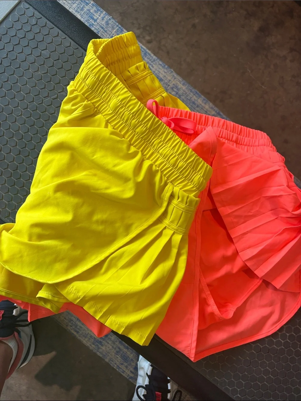 JoyLab Neon Yellow and Coraline Athletic Shorts Duo - Picture 4 of 4